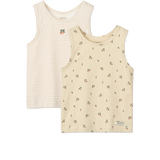 Liewood - Top na ramiączkach z bawełny organicznej GOTS, Mini peach sea shell