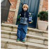 Liewood - Spodnie jeansowe z nadrukiem Cesar, Medium blue denim