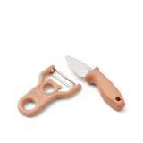 Liewood – Zestaw Pertense: obieraczka i nóż kuchenny, Tuscany Rose