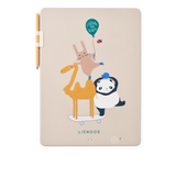 Liewood - Tablica do rysowania Zora 13,5”, Around the world / Sandy