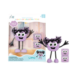 Glo Pals - Postać do kąpieli Lumi - zestaw z dwiema kostkami sensorycznymi świecącymi w wodzie