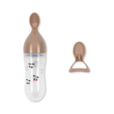 Konges Slojd - Zestaw do karmienia niemowląt ze łyżeczką, cherry blush