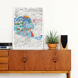 OMY - Gigantyczna kolorowanka 100x70cm - Ocean