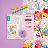 OMY - Kolorowanka 100x70 - Świat zwierząt