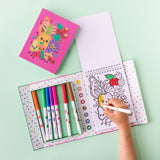 Tiger Tribe - Zestaw błyszczących kolorowanek, Owocki