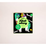 OMY - Zestaw welwetowych kolorowanek - Dinozaury