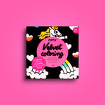 OMY - Zestaw welwetowych kolorowanek - Jednorożce