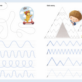 Zabawy z Felusiem i Guciem. Ćwiczymy wzory i szlaczki