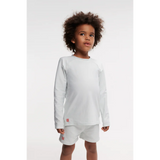 Liewood - Spodenki kąpielowe Otto Seersucker Pure sky / Creme de la creme