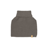 HUTTEliHUT – Dzianinowy komin z wełny merino, Brown Melange