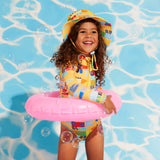 Halcyon Nights - Kostium kąpielowy z długim rękawem Chomp chomp