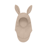 HUTTEliHUT – Kominiarka z długimi uszami, wełna merino, Mahogany Rose