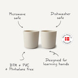 Mushie - Kubeczki do nauki samodzielnego picia Vanilla