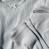 Konges Slojd - Legginsy z bawełny organicznej Minnie Gray dawn