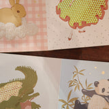 Konges Slojd - Sensoryczna książeczka dla niemowląt Safari