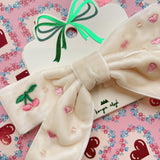 Konges Slojd - Aksamitna kokarda na włosy