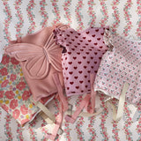 Konges Slojd - Kamizelka wypornościowa do pływania AVERY Cherry Pink Motif