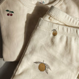 Konges Slojd - Body dziecięce z bawełny organicznej Lemon