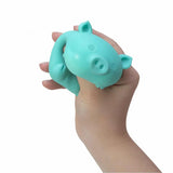 Schylling - Gniotek sensoryczny Dig' it pig, turkusowy