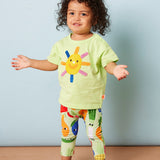 Halcyon Nights - Kolorowe i elastyczne legginsy dla dzieci Happy Harvest