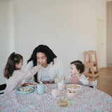 Mushie - Talerzyk silikonowy z przyssawką Classic Cambridge Blue