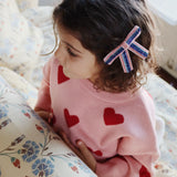 Konges Slojd - Zestaw spinek Velvet bow Mellow Rose