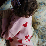 Konges Slojd - Zestaw spinek Velvet bow Mellow Rose