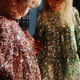 Konges Slojd - Sukienka z cekinami Lila