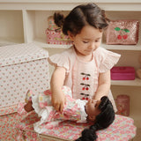 Konges Slojd - Koszulka Ellie Frill Peony Stripe