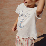 Konges Slojd - Koszulka z krótkim rękawem Era Off white/sailor