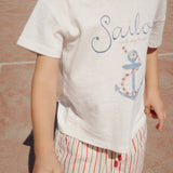 Konges Slojd - Koszulka z krótkim rękawem Era Off white/sailor