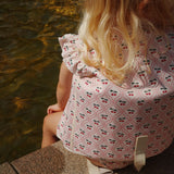 Konges Slojd - Kamizelka wypornościowa do pływania AVERY Cherry Pink Motif