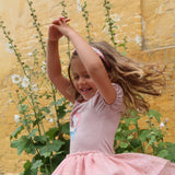 Konges Slojd - Opaska do włosów z haftowanym serduszkiem