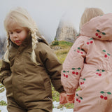 Konges Slojd - Wodoodporny kombinezon zimowy z polarową podszewką Award, Ma Grande Cerise Blush