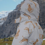 Konges Slojd - Wodoodporny kombinezon zimowy z polarową podszewką Nohr, tiger oak