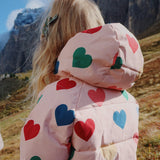 Konges Slojd - Zimowa kurtka z ociepleniem Nuka, coeur rose coloré