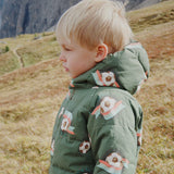 Konges Slojd - Zimowa kurtka z ociepleniem Nuka, green/kick it