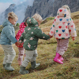 Konges Slojd - Zimowa kurtka z ociepleniem Nuka, coeur rose coloré