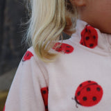 Konges Slojd - Ciepła bluza polarowa Tavi, ladybug