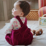 Konges Slojd - Body niemowlęce z długim rękawem z bawełny organicznej, bella rosita