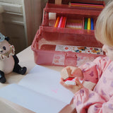 Konges Slojd - Kreatywna skrzynka artystyczna, idealny prezent dla małego twórcy