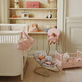 Konges Slojd - Nosidełko/kołyska dla lalek, cameo rose