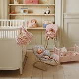 Konges Slojd - Bujaczek dla lalek z bawełnianym siedziskiem, rosie rose