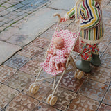 Konges Slojd - Wózek/spacerówka dla lalek, rosie rose