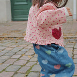 Konges Slojd - Spodnie jeansowe z bawełny organicznej Magot, bon coeur coloré