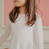 Konges Slojd - Sukienka LOLA, white glitter