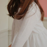 Konges Slojd - Sukienka LOLA, white glitter