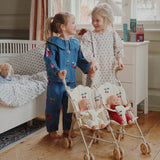 Konges Slojd - Kurtka jeansowa Magot z cekinowymi owocami, vitamins