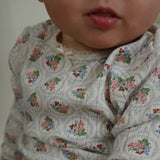 Konges Slojd - Spodnie niemowlęce z ażurowym wzorem Minnie, bow rouge