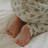 Konges Slojd - Spodnie niemowlęce z ażurowym wzorem Minnie, bow rouge